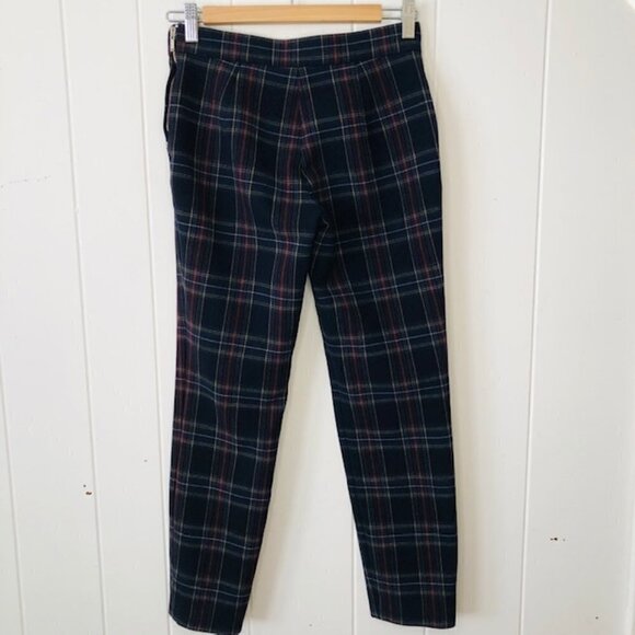 Zara Woman Plaid Pants with Pocket Zippers X-Small - Picture 4 of 11